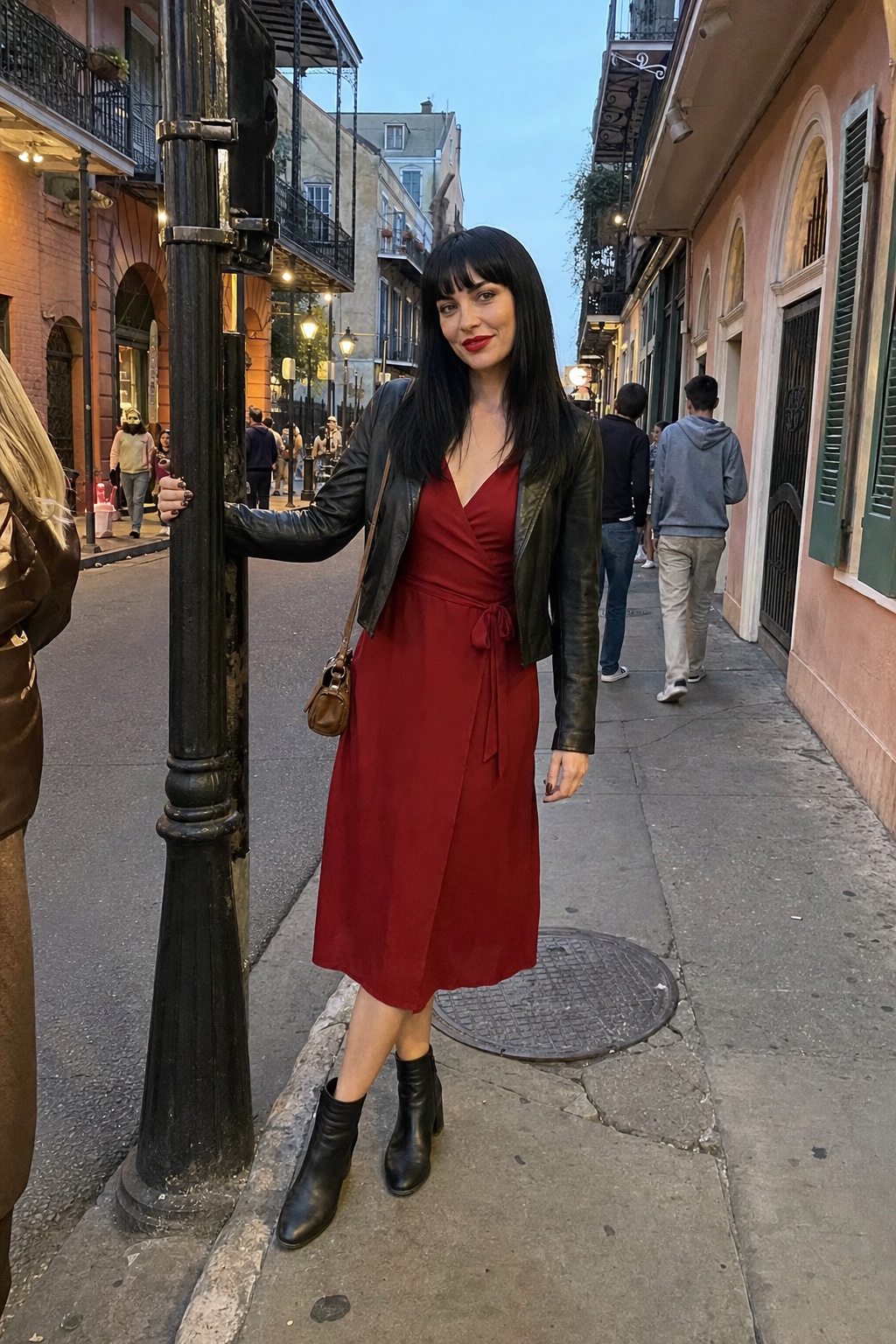 Roxy Reynard visiting the French Quarter in New Orleans